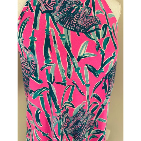 Lilly Pulitzer NWOT Size XS Pink Elephant Sleeveless Top - Picture 5 of 12